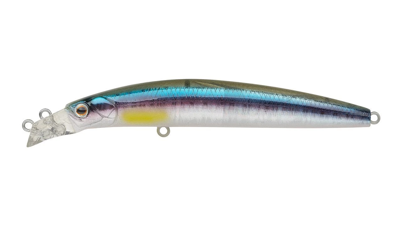 Воблер Strike Pro Top Water Minnow 110 A210-SBO-RP Rainbow Ghost Wakasagi 10,5 гр   JL-166F#A210-SBO-RP — характеристики,  особенности конструкции
