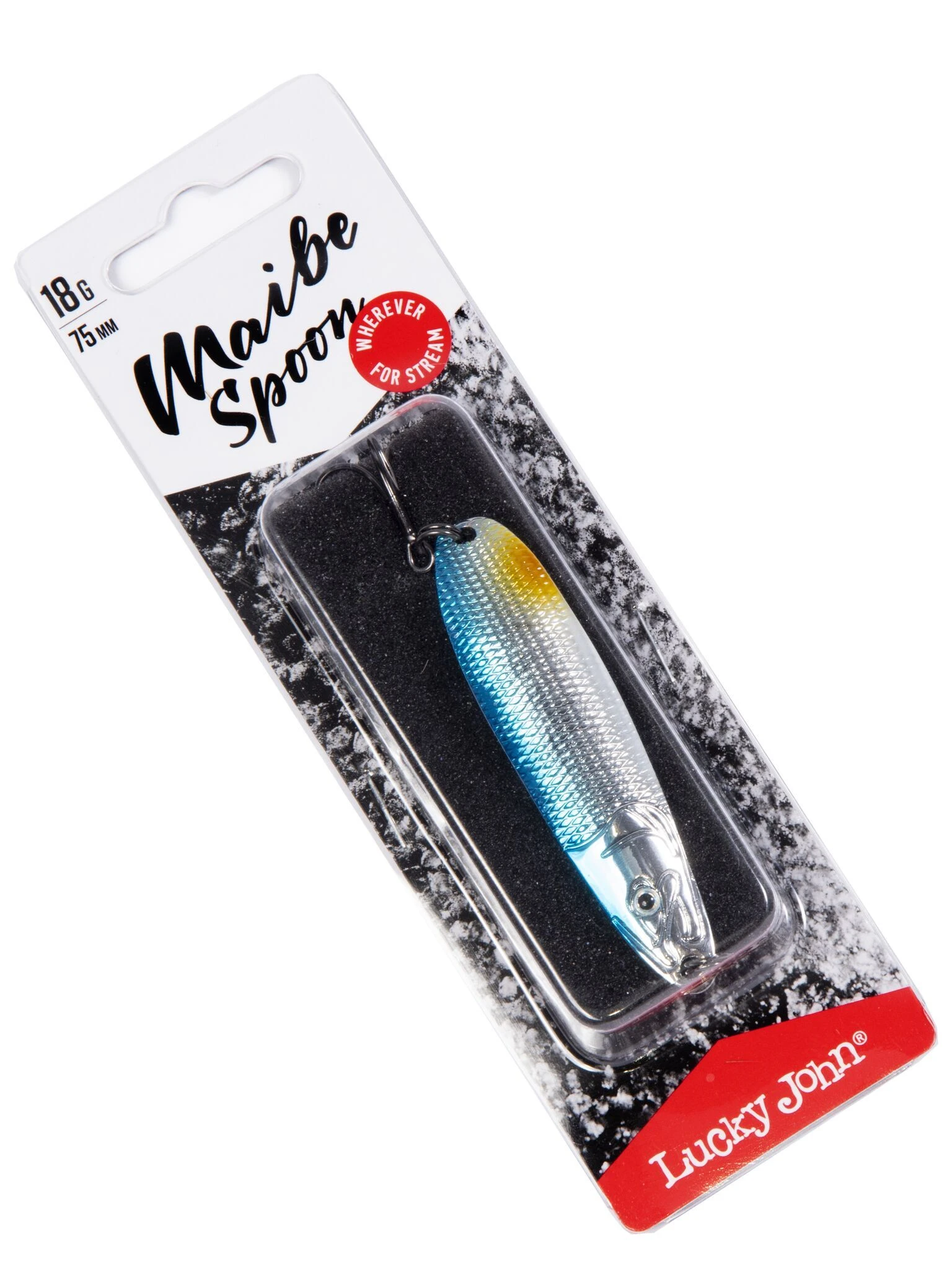 Колеблющаяся Блесна Lucky John Maibe Spoon 18 гр 75 мм 007   LJMAI18-007 — крупный план
	                                    2