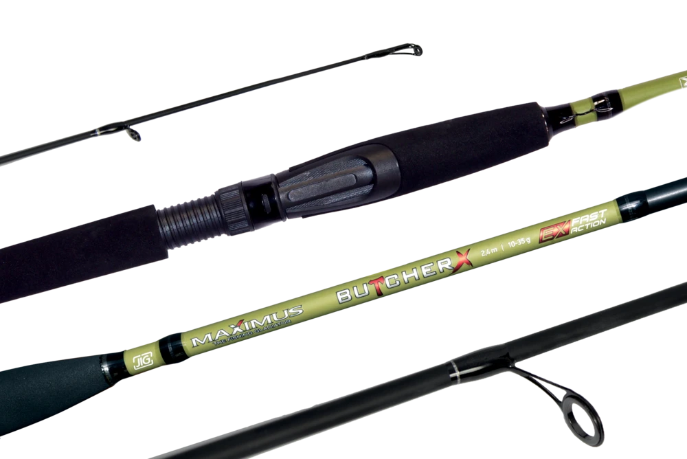 Спиннинг Maximus Butcher-X Jig 24M 240 см 10 - 35 гр    MJSSBX24M — крупный план
	                                    3
