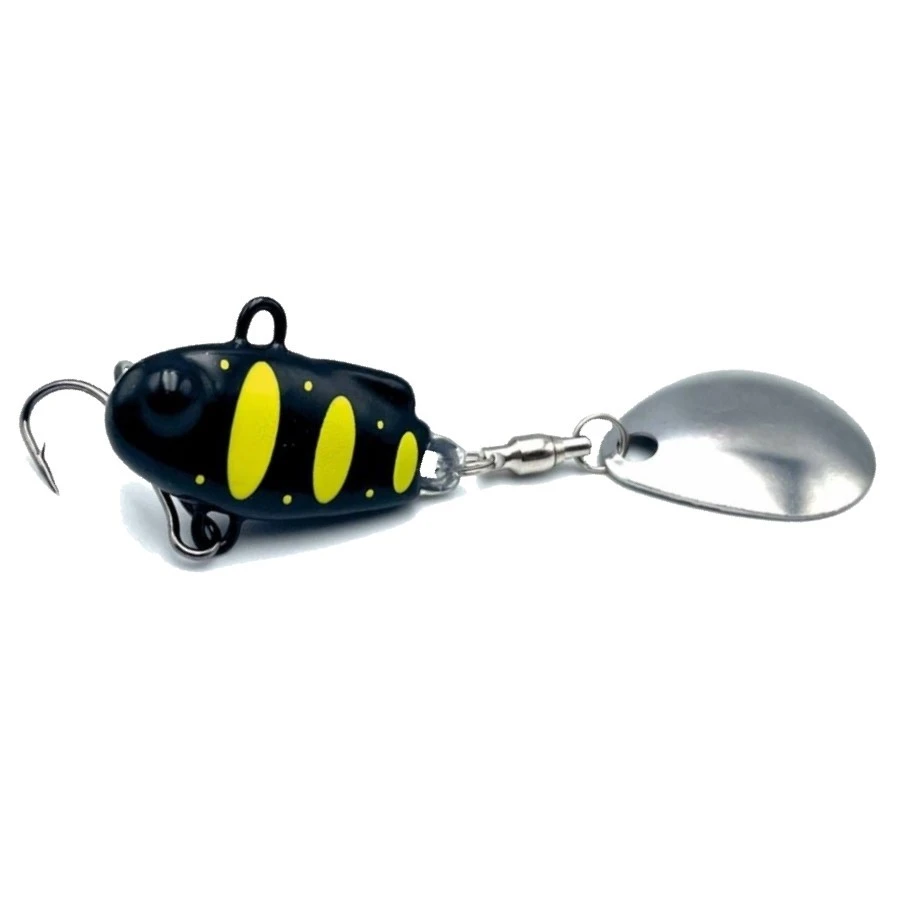 Тейл-спиннер UF Studio Наш TC-1 7 гр 53 мм 06 Черный-Желтый   ТС7#06ЧЖ — характеристики,  особенности конструкции