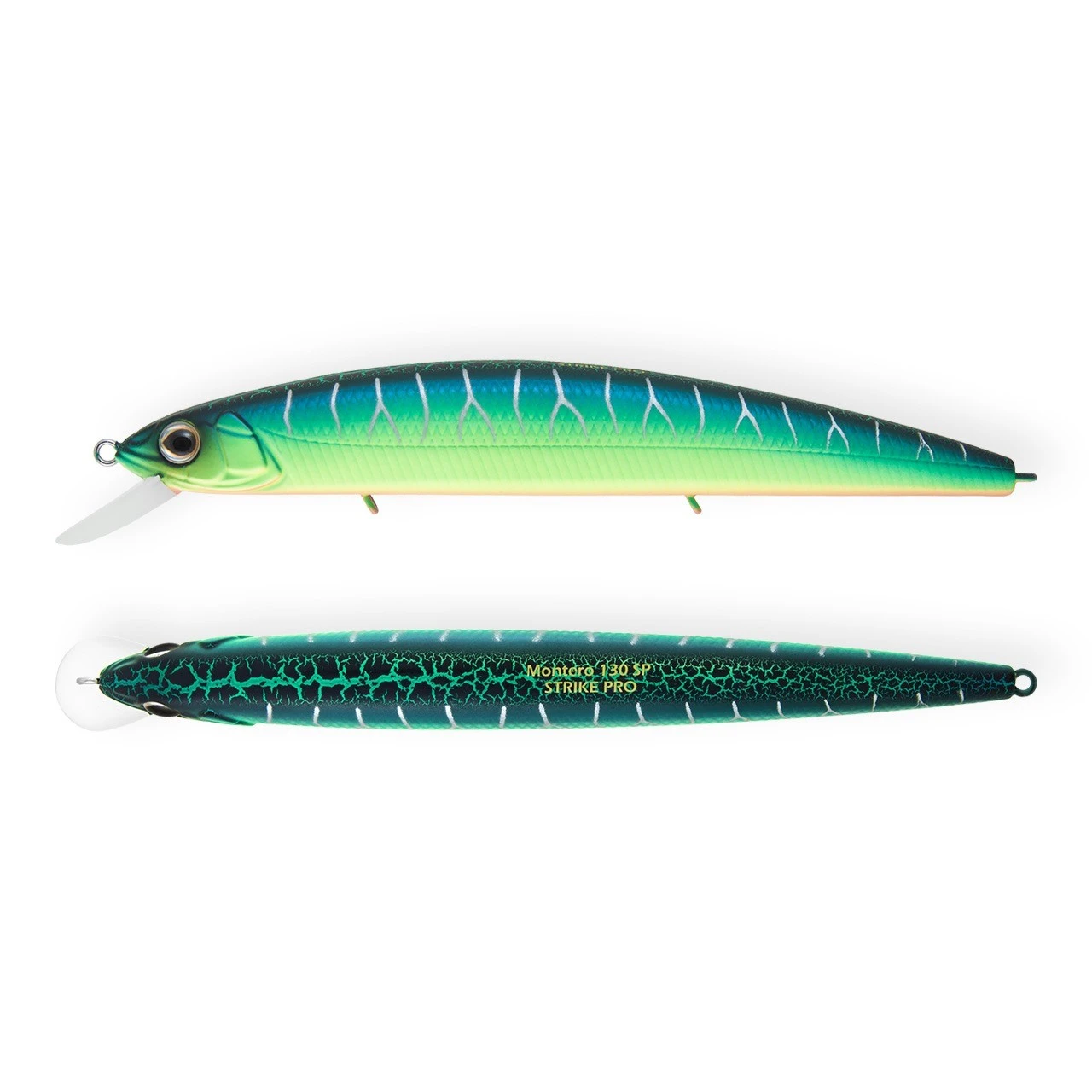 Воблер Strike Pro Montero 130SP A223FS-RP Pearl Mat Tiger 20,6 гр   EG-190B-SP#A223FS-RP — характеристики,  особенности конструкции