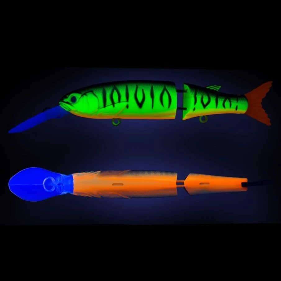 Воблер Strike Pro Glider-X 105L GC01S Mat Tiger 14,4 гр   EG-157L-SP#GC01S — крупный план
	                                    1