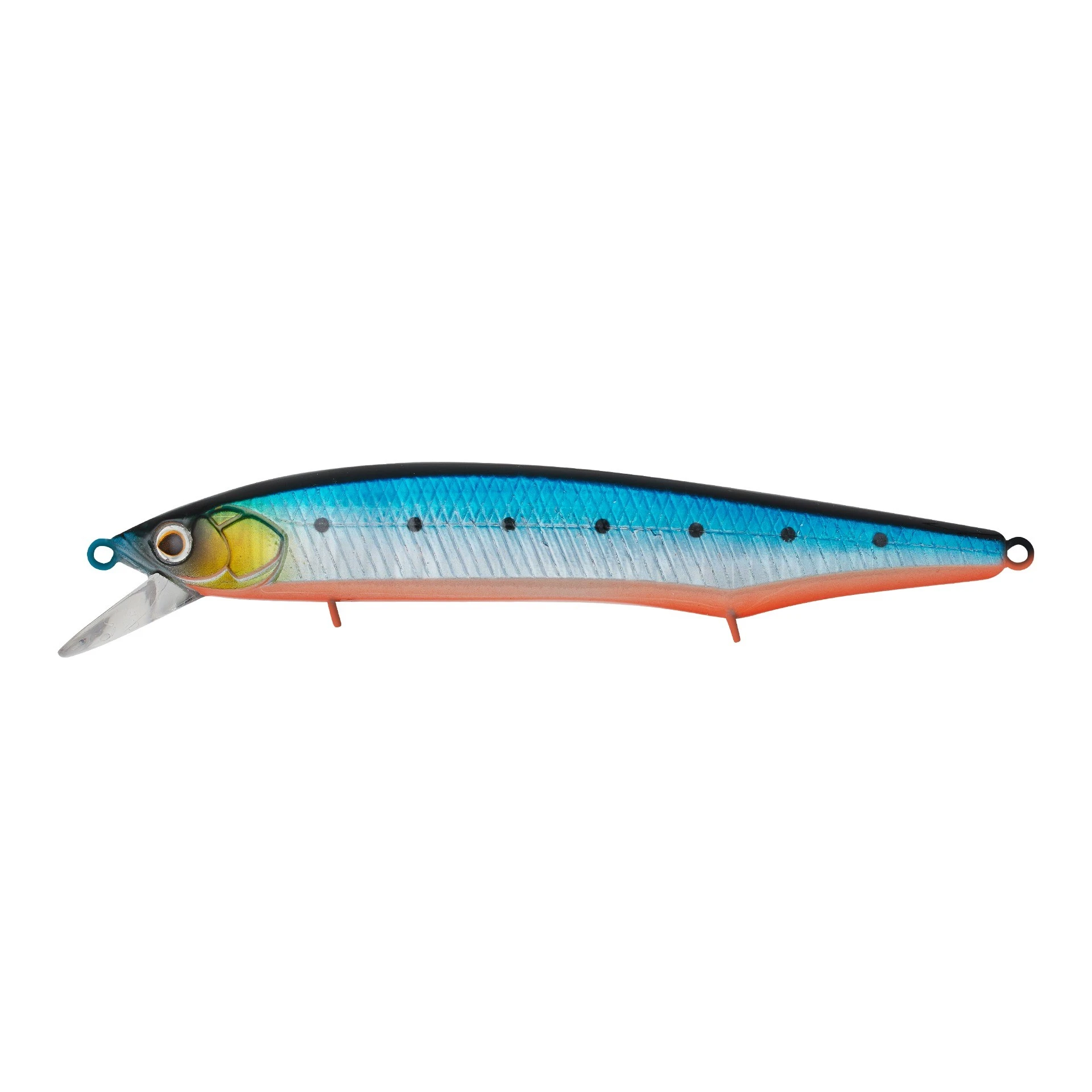 Воблер Strike Pro Intriger 120SP A234-SBO-LU Blue Back Silver OB Fluo 20,4 гр   EG-194B-SP#A234-SBO-LU — характеристики,  особенности конструкции