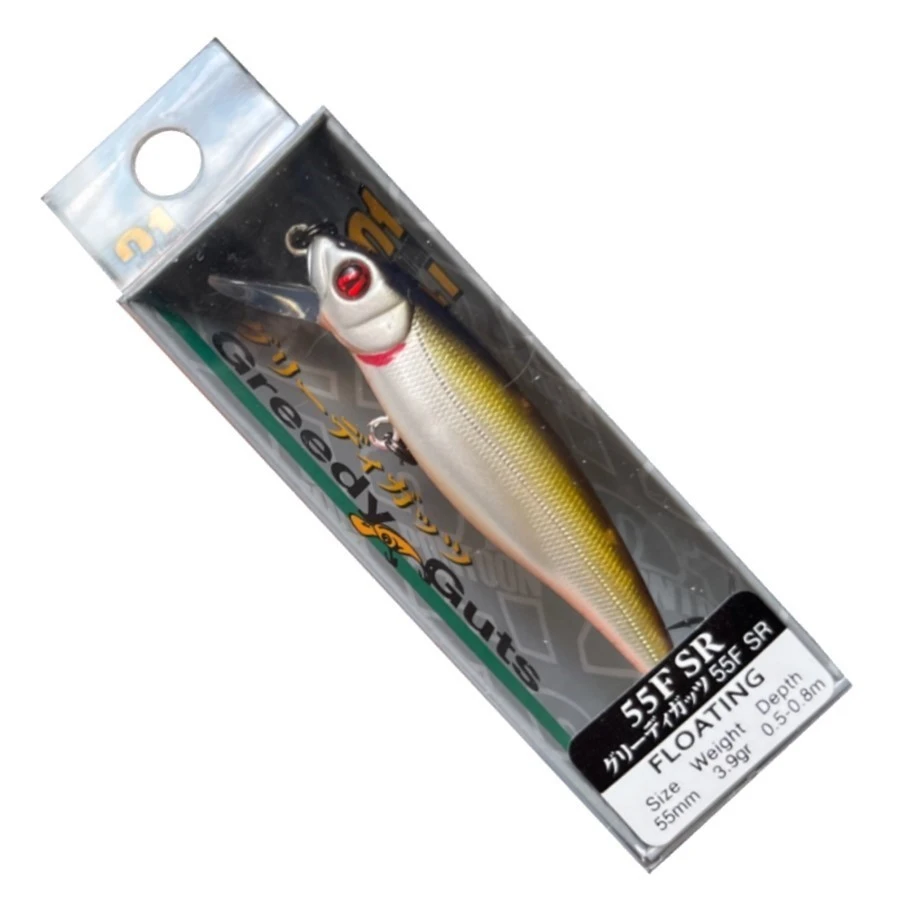 Воблер Pontoon 21 Greedy Guts 55F-SR 417 CB Natural Brown 3,9 гр   P21-GGT-55F-SR-417 — крупный план
	                                    2