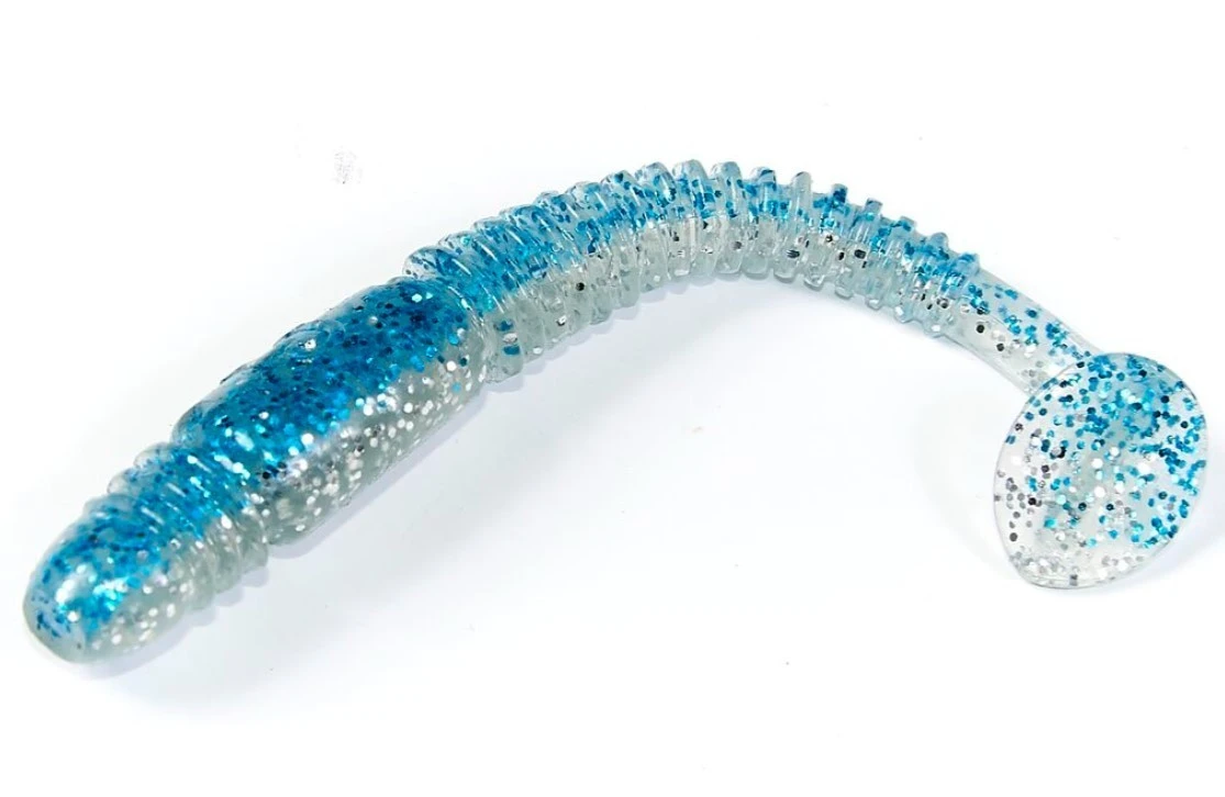 Силиконовая приманка Lucky John Tioga 2.4in 62 мм 9 шт T05 Pro Series  140119-T05 — крупный план
	                                    1