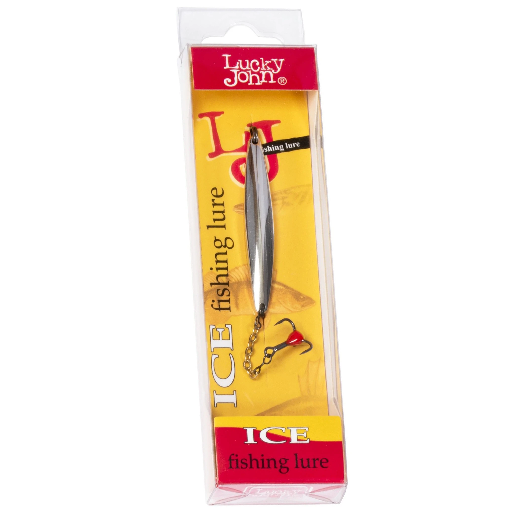 Зимняя Блесна Lucky John Nail Blade 6,5 гр 45 мм S С цепочкой и тройником  LJNB45-S — крупный план
	                                    1