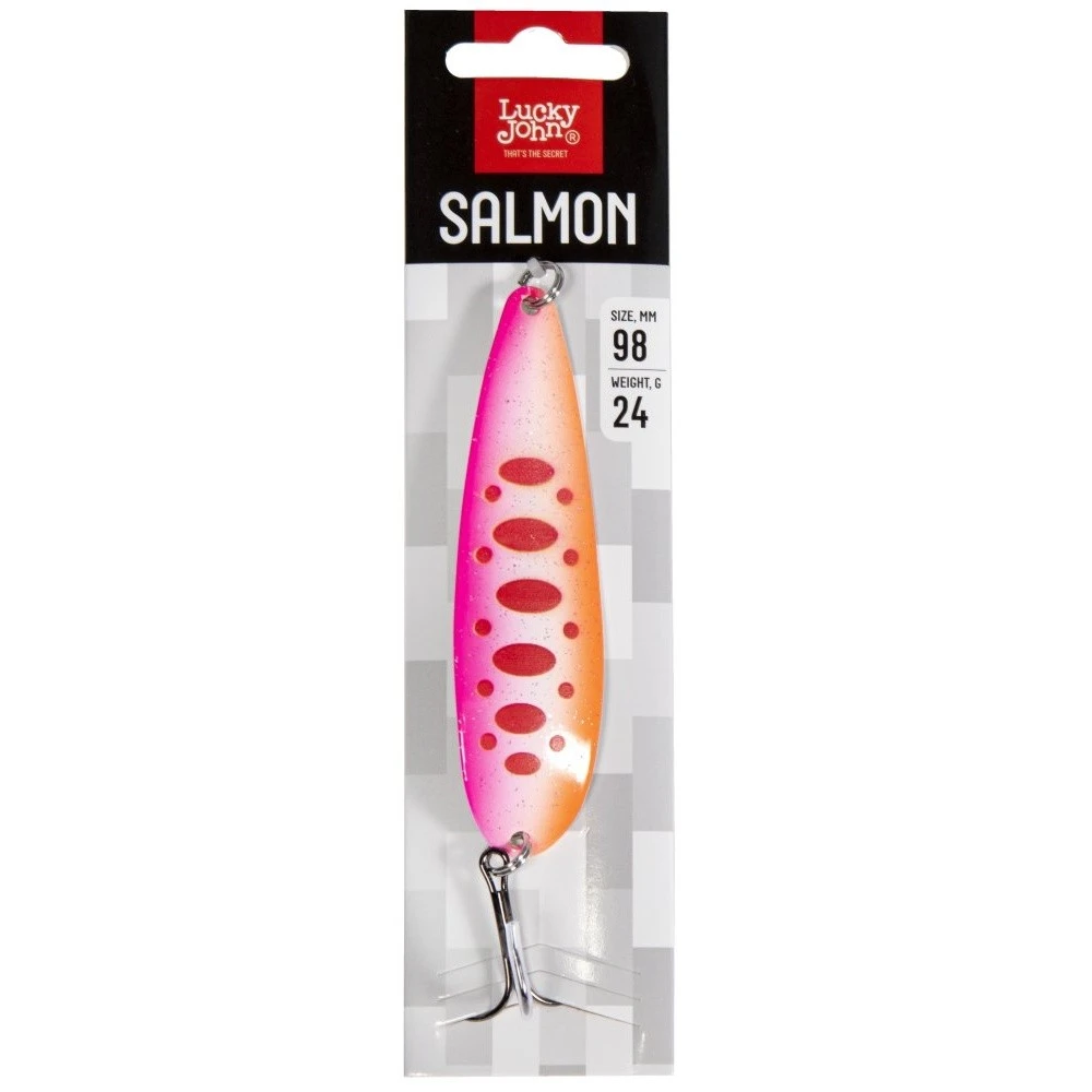 Колеблющаяся Блесна Lucky John Salmon 24 гр 98 мм 007   LJSAL024-007 — крупный план
	                                    3