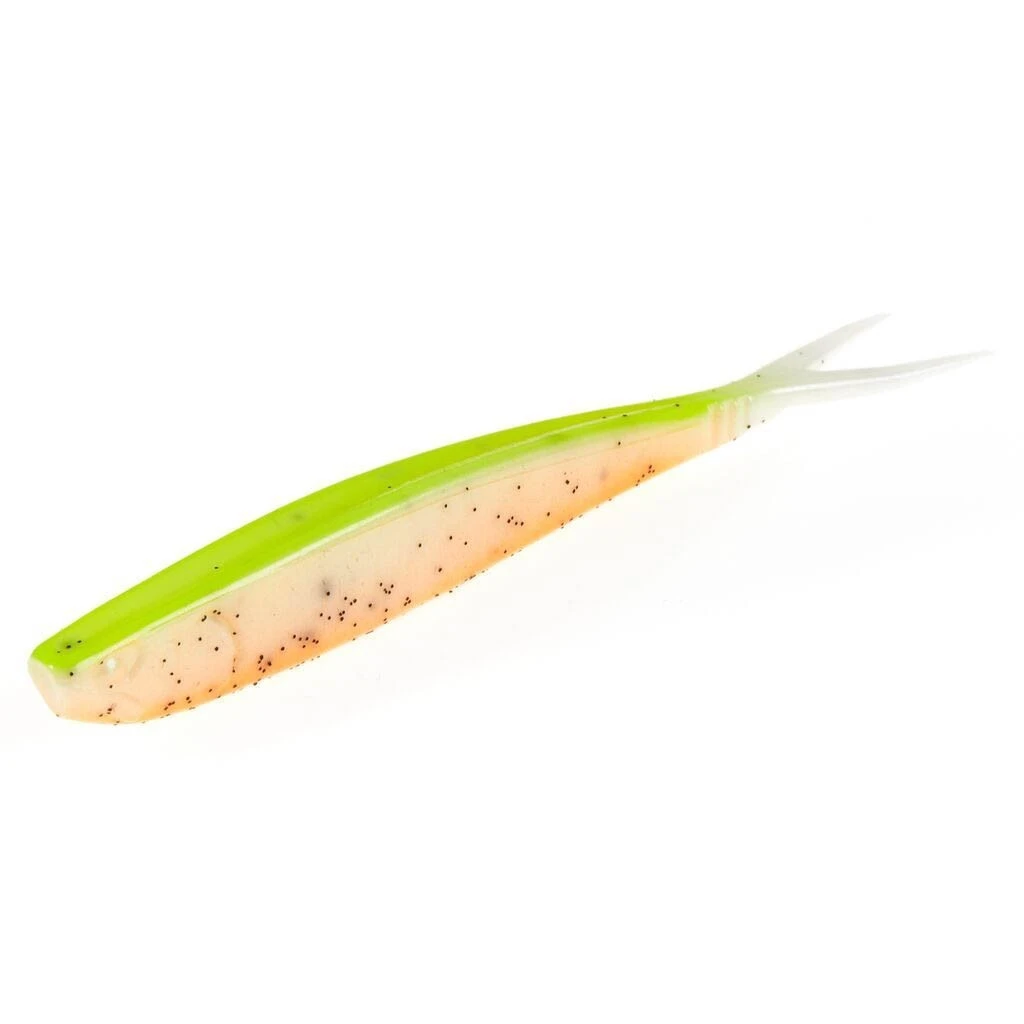 Силиконовая приманка Lucky John Slick Shad-V 5.0in 127 мм 5 шт 010 3D Series  140423-010 — крупный план
	                                    1