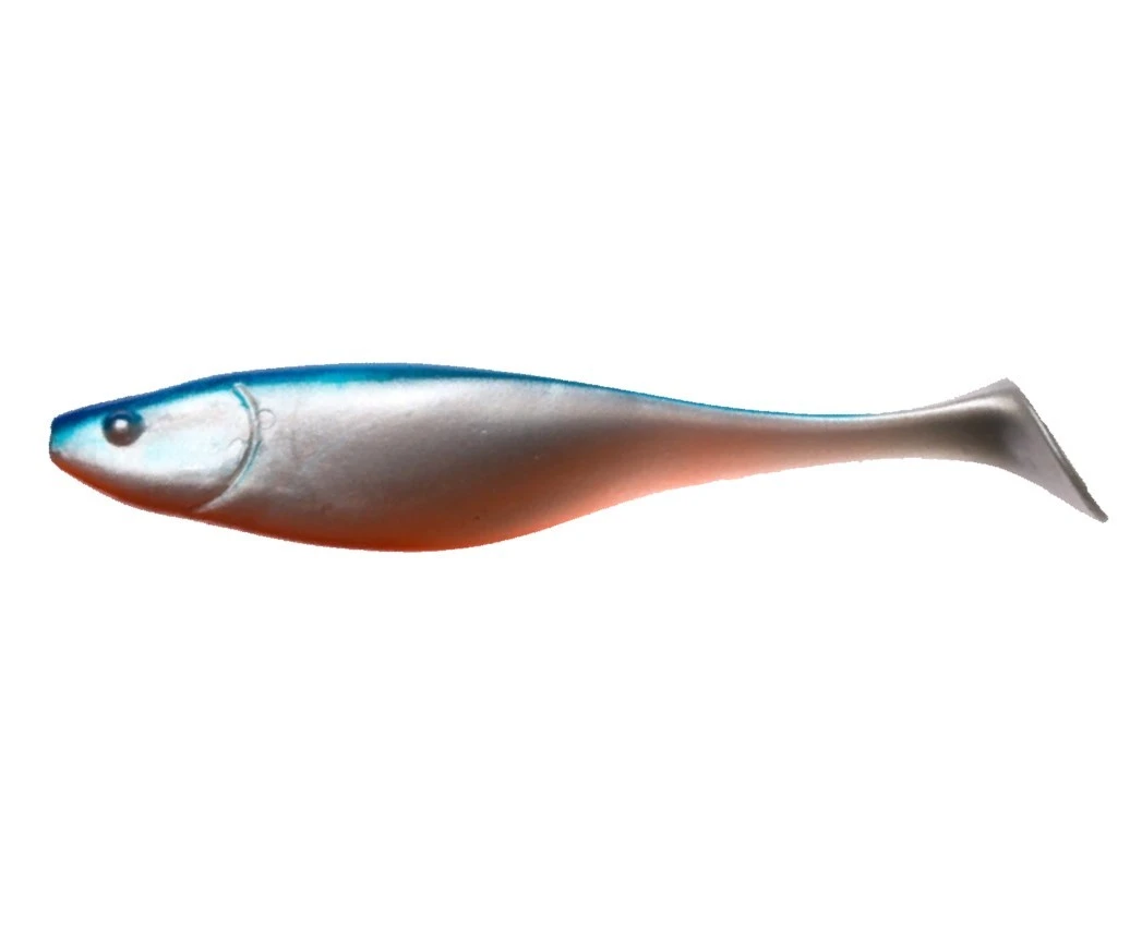 Силиконовая приманка Narval Commander Shad 10 100 мм 5 шт 001-Blue Back Shiner   NVCM10001 — характеристики,
	                                    особенности конструкции