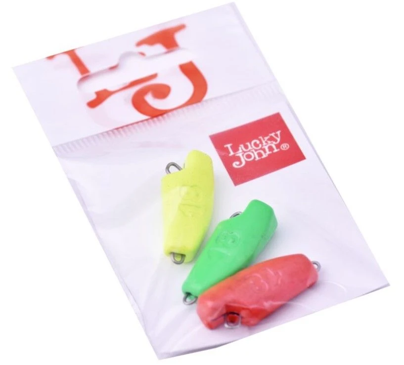 Груз Lucky John Rover 18 гр 3 шт RGY MIX1   LJRMIX1-018 — крупный план
	                                    1