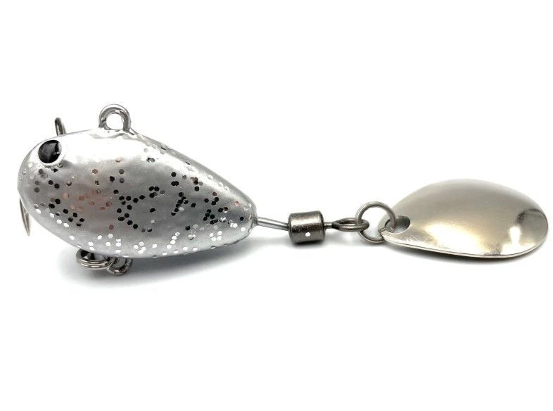 Тейл-спиннер UF Studio Hurricane 28 28 гр 70 мм Silver Glitter   H28Sg — характеристики,  особенности конструкции