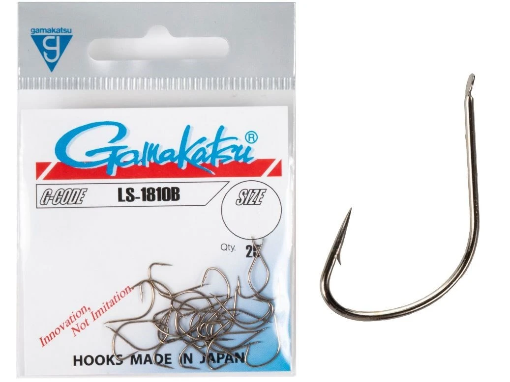 Крючок Одинарный Gamakatsu LS-1810B Hooks Bronze №12 25 шт    146548-012 — крупный план
	                                    1