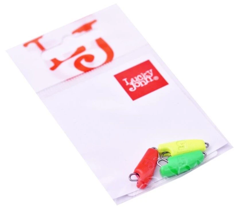 Груз Lucky John Rover 5 гр 3 шт RGY MIX1   LJRMIX1-005 — крупный план
	                                    1