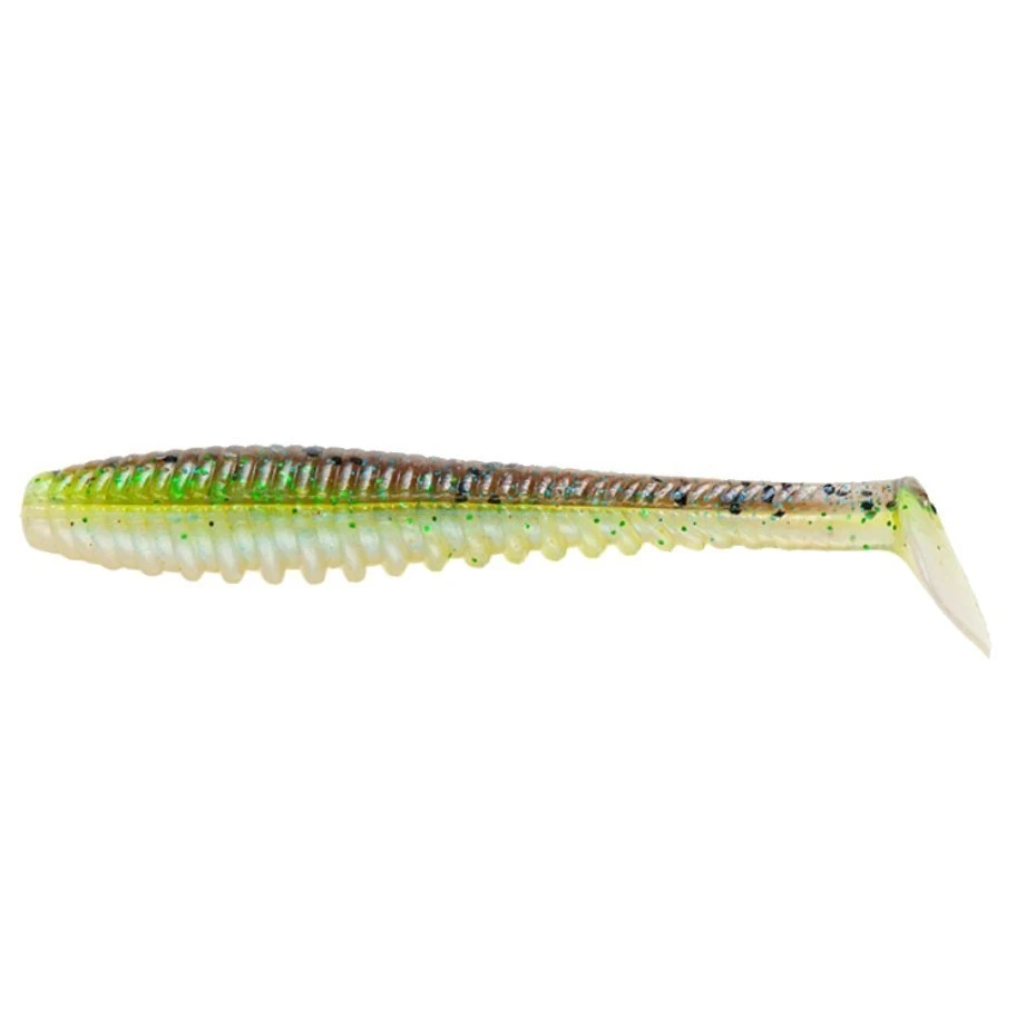 Силиконовая приманка Pontoon 21 Awaruna Dun 4.5 115 мм 4 шт 2308 Homunculures  P21-SB-AWAD-4.5-04-2308 — характеристики,  особенности конструкции