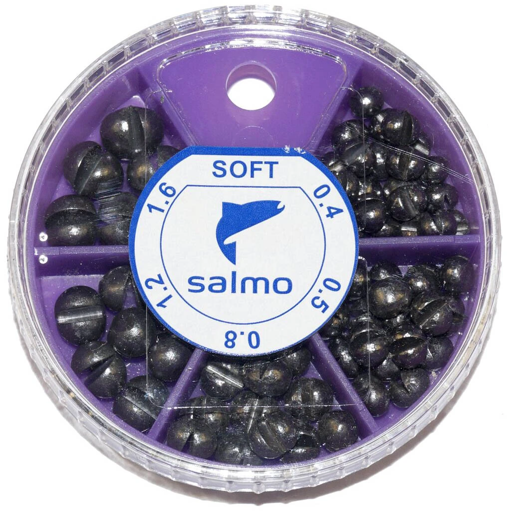 Груз Salmo Soft Мягкий 60 гр Набор 2 №0,4/0,5/0,6/1,2/1,6   1006-002 — характеристики,
	                                    особенности конструкции