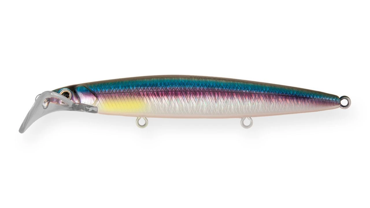 Воблер Strike Pro Scooter Minnow 110F A210-SBO-RP Rainbow Ghost Wakasagi 11,8 гр   EG-186F#A210-SBO-RP — характеристики,
	                                    особенности конструкции