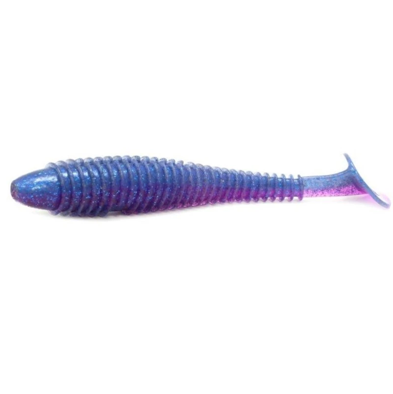 Силиконовая приманка Keitech Swing Impact Fat 7.8 195 мм 2 шт EA14 Clear Morning Dawn Blue FLK — характеристики,
	                                    особенности конструкции