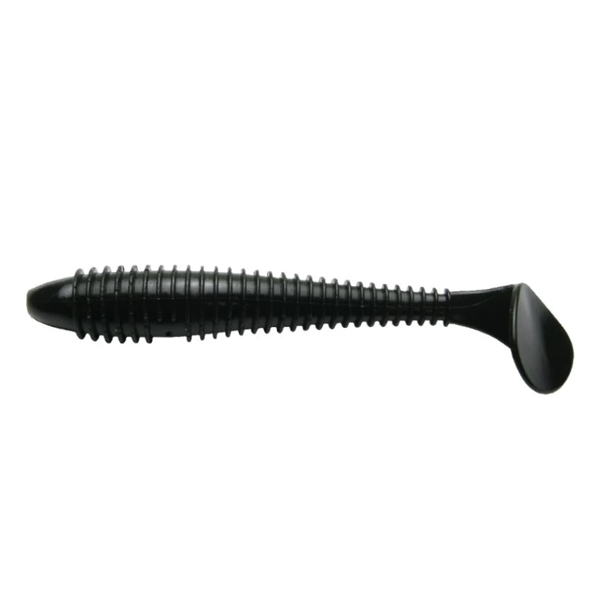 Силиконовая приманка Keitech Swing Impact Fat 2.8 71 мм 8 шт #001 Black — характеристики,
	                                    особенности конструкции
