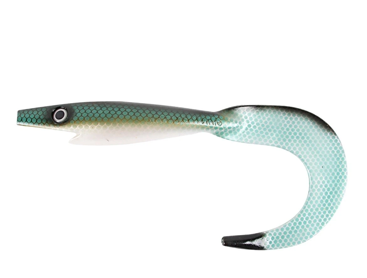 Силиконовая приманка Strike Pro Giant Pig Tail 400 мм 1 шт Baltic Herring   SP-172K#142 — характеристики,
	                                    особенности конструкции