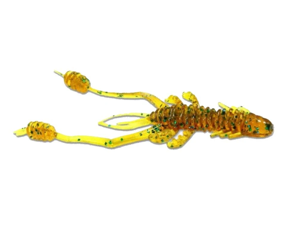 Силиконовая приманка Reins Ring Shrimp 2 50 мм 12 шт 565-Motor Oil Green   RS2-565 — характеристики,
	                                    особенности конструкции