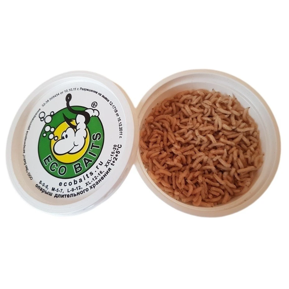 Насадка Eco Baits Опарыш  Белый  15 мл — характеристики,
	                                    особенности конструкции